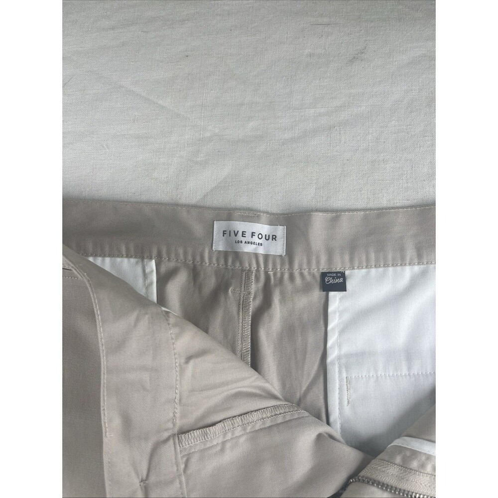 Five Four Shorts Men's Cheshire Size 38 Classic Sand High Rise 9" Inseam NWT - Picture 2 of 10